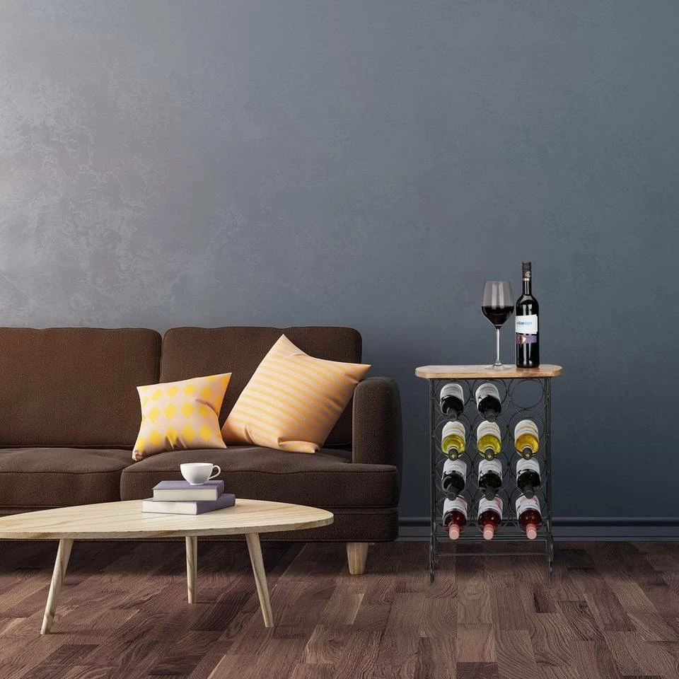 relaxdays Weinregal »Design Weinregal für 12 Flaschen« 2 relaxdays Weinregal »Design Weinregal für 12 Flaschen« – Bild 2