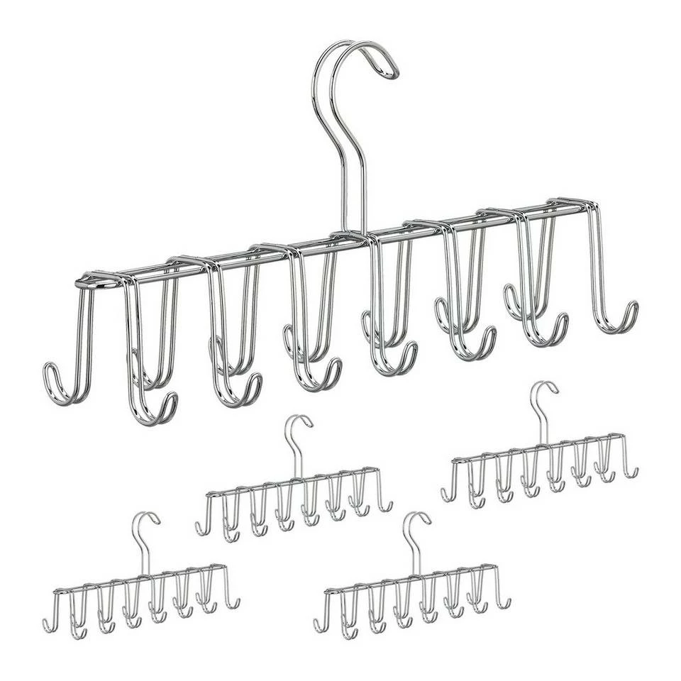 relaxdays Gürtelhalter »5 x Gürtelhalter Metall silber« 1 relaxdays Gürtelhalter »5 x Gürtelhalter Metall silber«