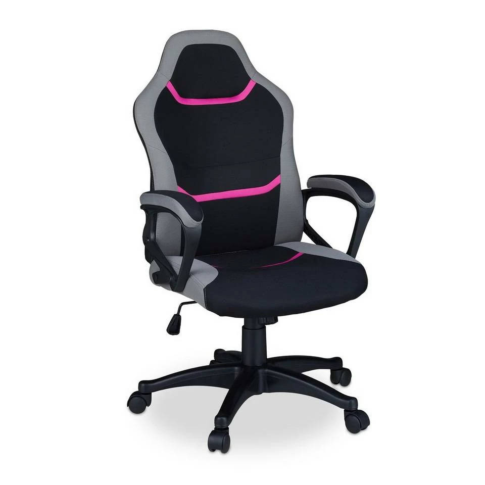 relaxdays Gaming-Stuhl »Gaming Stuhl im Racing Design«, Blau Grau, Schwarz Grau Rot, Schwarz Grau Blau, Schwarz Grau Gelb 12 relaxdays Gaming-Stuhl »Gaming Stuhl im Racing Design«, Blau Grau, Schwarz Grau Rot, Schwarz Grau Blau, Schwarz Grau Gelb – Bild 12