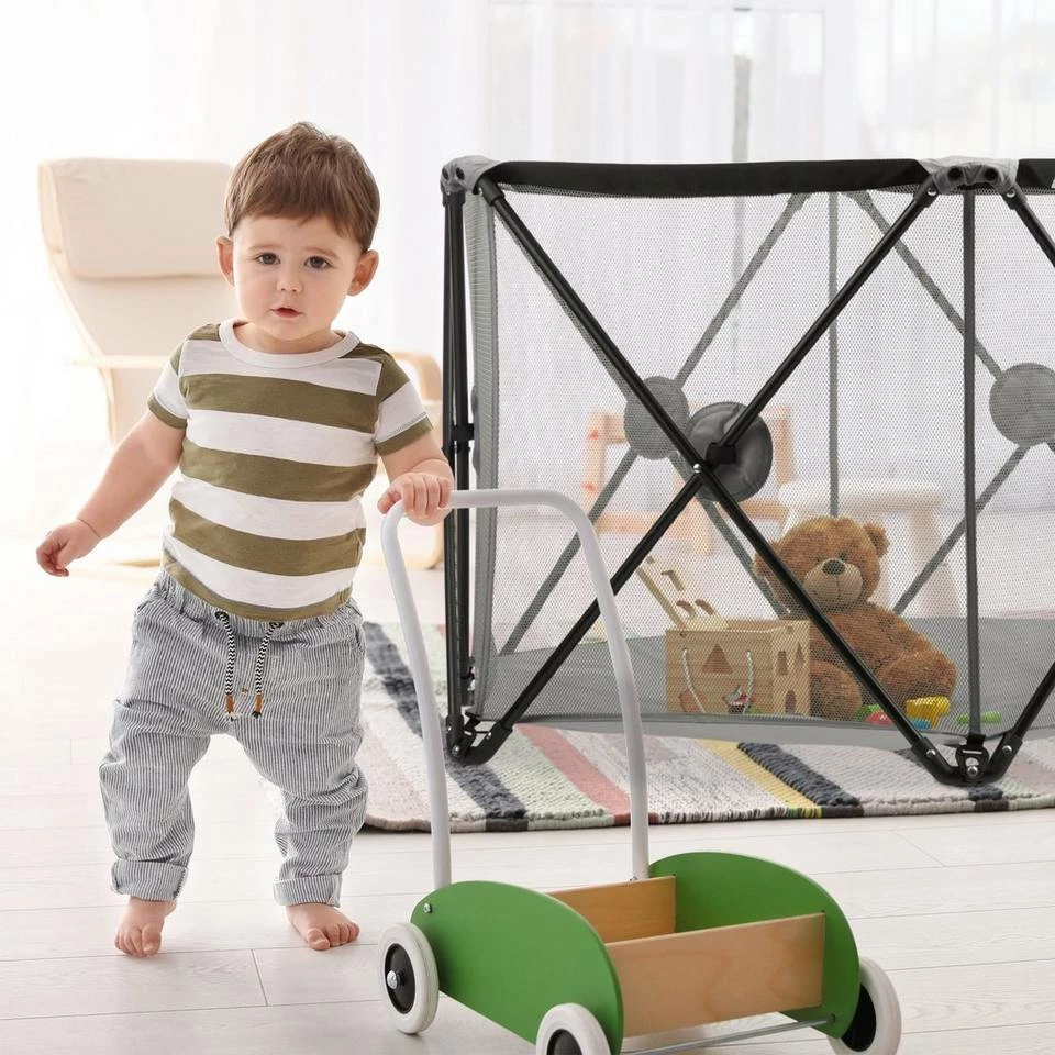 relaxdays Laufgitter »Faltbares Laufgitter für Babys«, Grau 6 relaxdays Laufgitter »Faltbares Laufgitter für Babys«, Grau – Bild 6