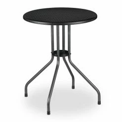 relaxdays Gartentisch »Gartentisch rund schwarz« -Deutschland Möbel Verkäufe 2024 deeba3b7 1f68 5eef 8408 d86282759942