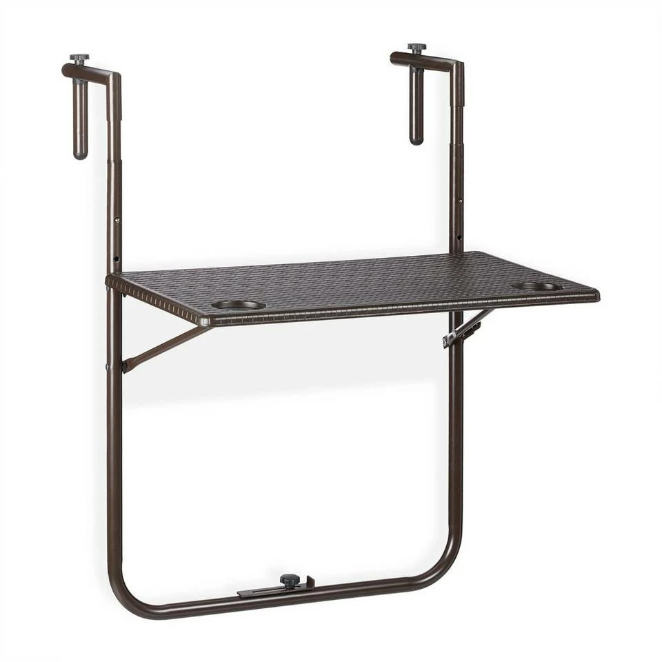 relaxdays Balkonhängetisch »Balkonhängetisch klappbar in Braun« 10 relaxdays Balkonhängetisch »Balkonhängetisch klappbar in Braun« – Bild 10