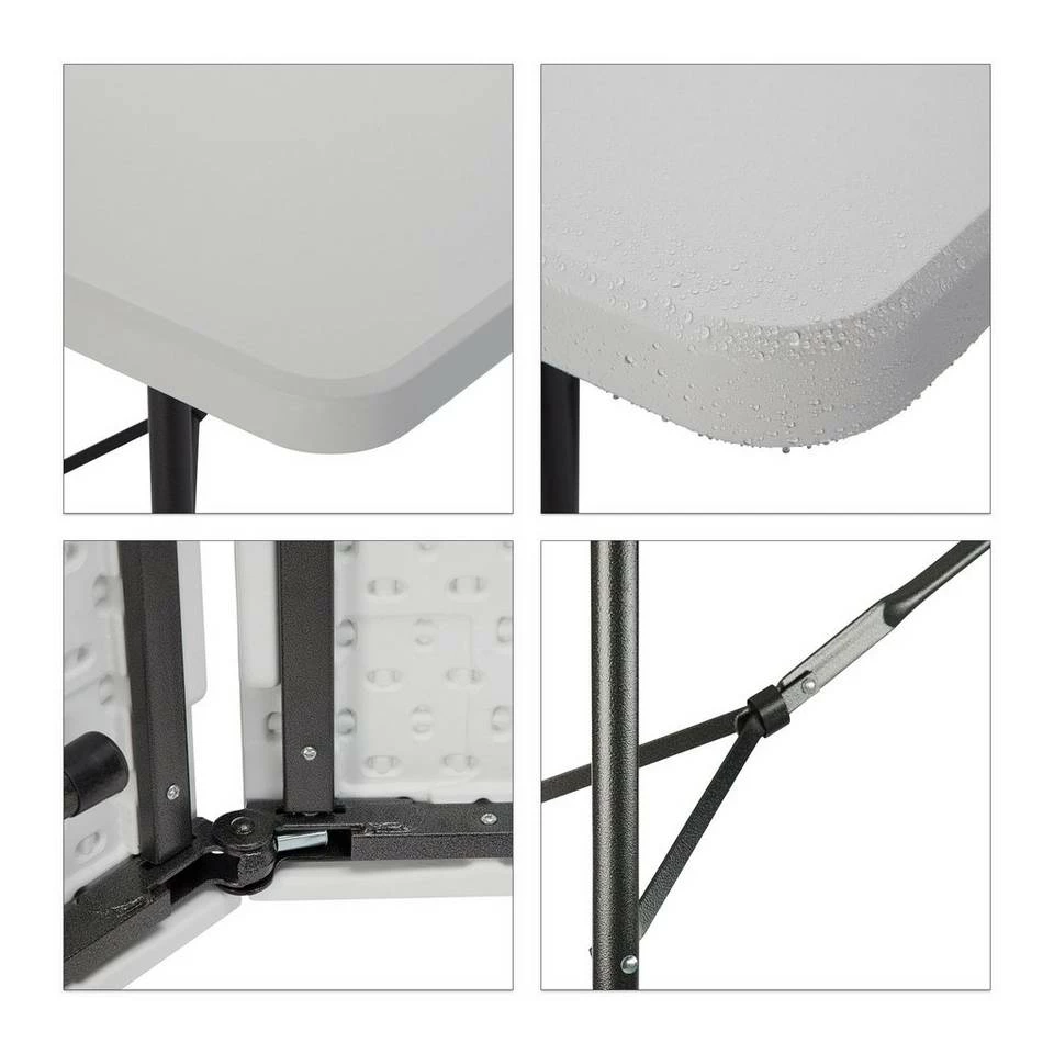 relaxdays Bierzeltgarnitur »Bierzeltgarnitur klappbar weiß« 7 relaxdays Bierzeltgarnitur »Bierzeltgarnitur klappbar weiß« – Bild 7