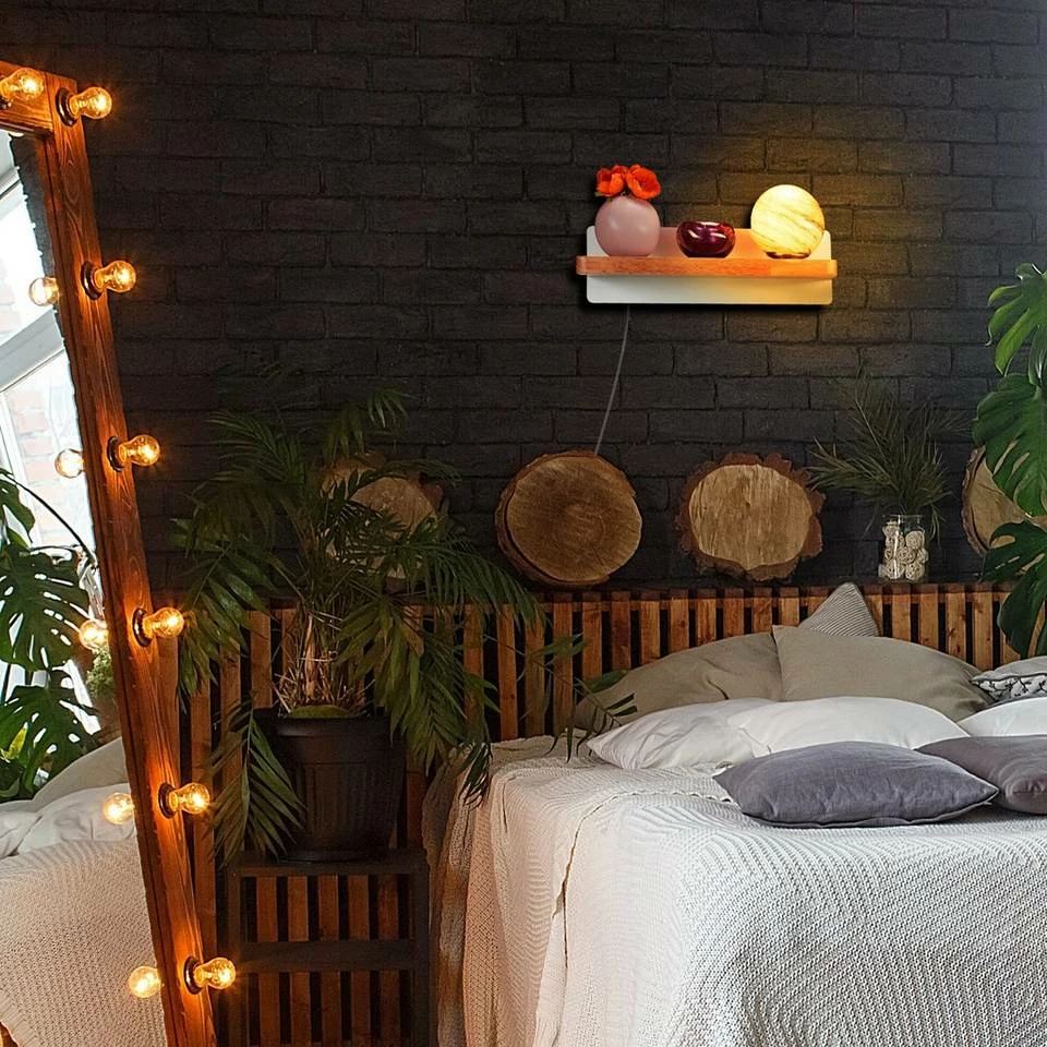 relaxdays Wandregal »Wandregal beleuchtet« 5 relaxdays Wandregal »Wandregal beleuchtet« – Bild 5