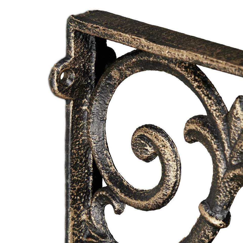 relaxdays Wandregalhalter »4 x Regalwinkel antik bronze« 6 relaxdays Wandregalhalter »4 x Regalwinkel antik bronze« – Bild 6