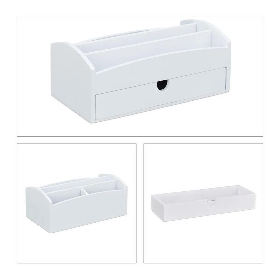 relaxdays Schreibtischaufsatz »Schreibtisch aus Organizer Bambus Weiß« 7 relaxdays Schreibtischaufsatz »Schreibtisch aus Organizer Bambus Weiß« – Bild 7