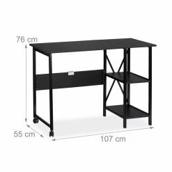 relaxdays Schreibtisch »Schreibtisch klappbar mit Ablagen«, Schwarz / Schwarz Weiß, Braun Schwarz 15 relaxdays Schreibtisch »Schreibtisch klappbar mit Ablagen«, Schwarz / Schwarz Weiß, Braun Schwarz -Deutschland Möbel Verkäufe 2024 e2f9e222 d572 5036 858f 7af539f3b1be