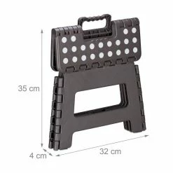 relaxdays Tritthocker »1 x Klapphocker faltbar M dunkelgrau« -Deutschland Möbel Verkäufe 2024 e36c06c9 fd85 5f5f a3b4 8860998ef378