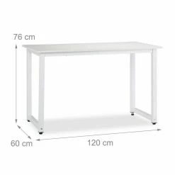 relaxdays Schreibtisch »Weißer Schreibtisch« -Deutschland Möbel Verkäufe 2024 e381ff2f b4ad 57db b8d2 08d9c53aa83f