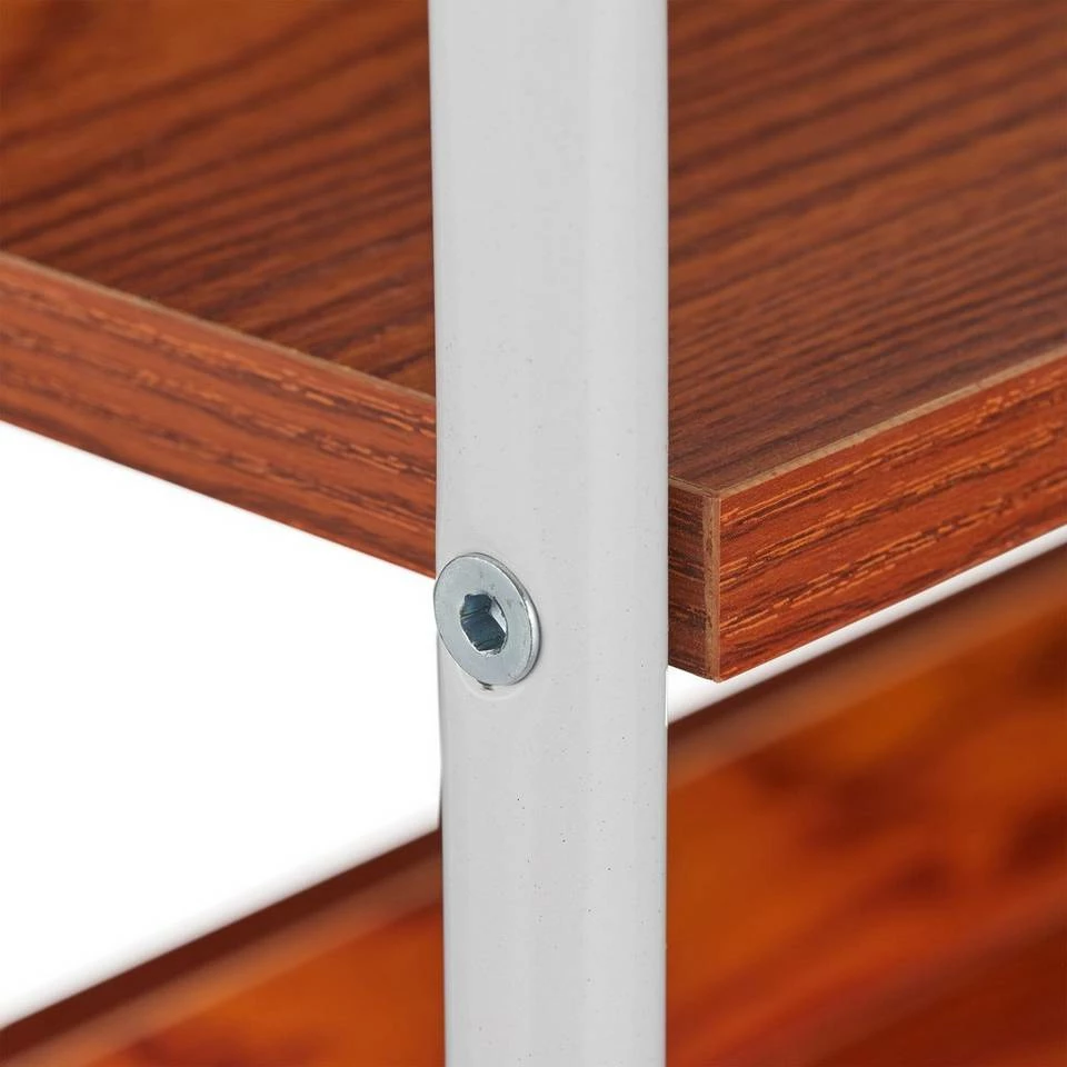 relaxdays Küchenregal »Küchenregal 5 Ebenen«, Weiß Schwarz Braun, Weiß Braun 7 relaxdays Küchenregal »Küchenregal 5 Ebenen«, Weiß Schwarz Braun, Weiß Braun – Bild 7