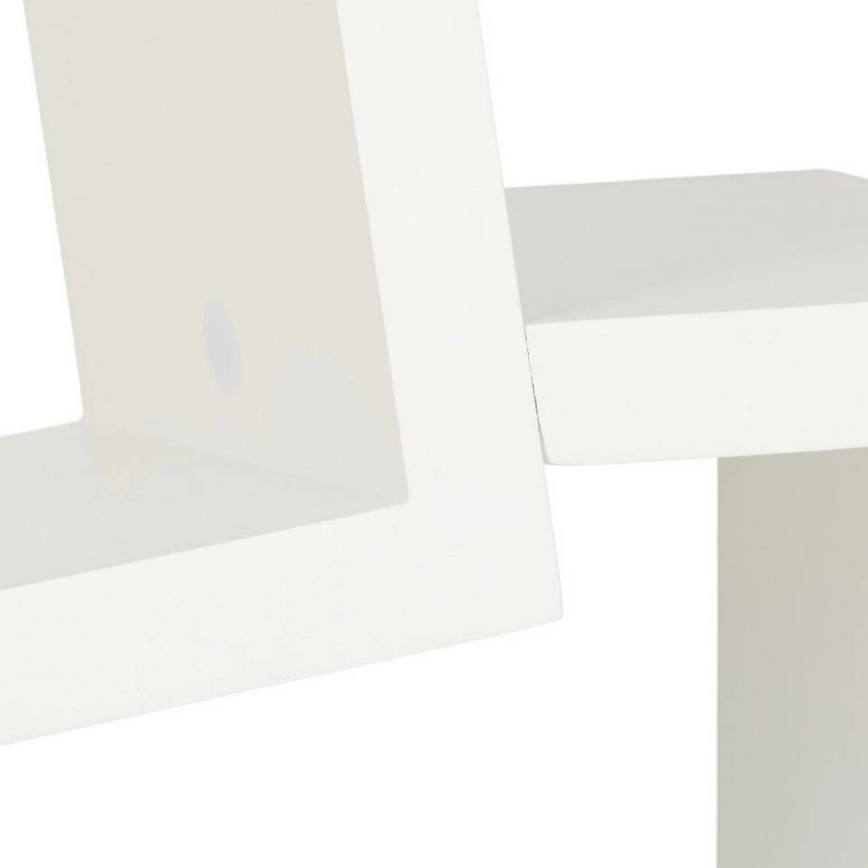 relaxdays Wandregal »Wandregal 2er-Set schief«, Weiß Hellblau, Weiß, Lila, Schwarz 6 relaxdays Wandregal »Wandregal 2er-Set schief«, Weiß Hellblau, Weiß, Lila, Schwarz – Bild 6