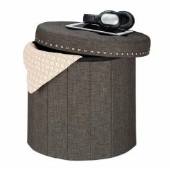 relaxdays Sitzhocker »Sitzhocker mit Stauraum«, Weiß Braun Silber, Grau Silber, Weiß Silber, Schwarz Silber -Deutschland Möbel Verkäufe 2024 e473e382 87df 599e a770 e1b6216eddfe