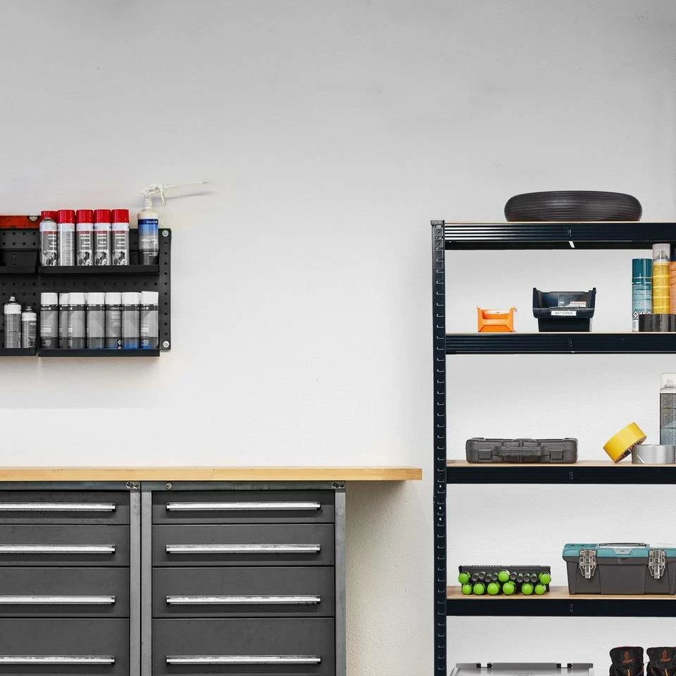 relaxdays Schwerlastregal »Schwarzes Schwerlastregal 875 kg« 5 relaxdays Schwerlastregal »Schwarzes Schwerlastregal 875 kg« – Bild 5