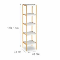 relaxdays Badregal »Badregal Bambus 5 Ablagen« -Deutschland Möbel Verkäufe 2024 e5daa0fa cf29 5fbe b9e4 95203f4e4550