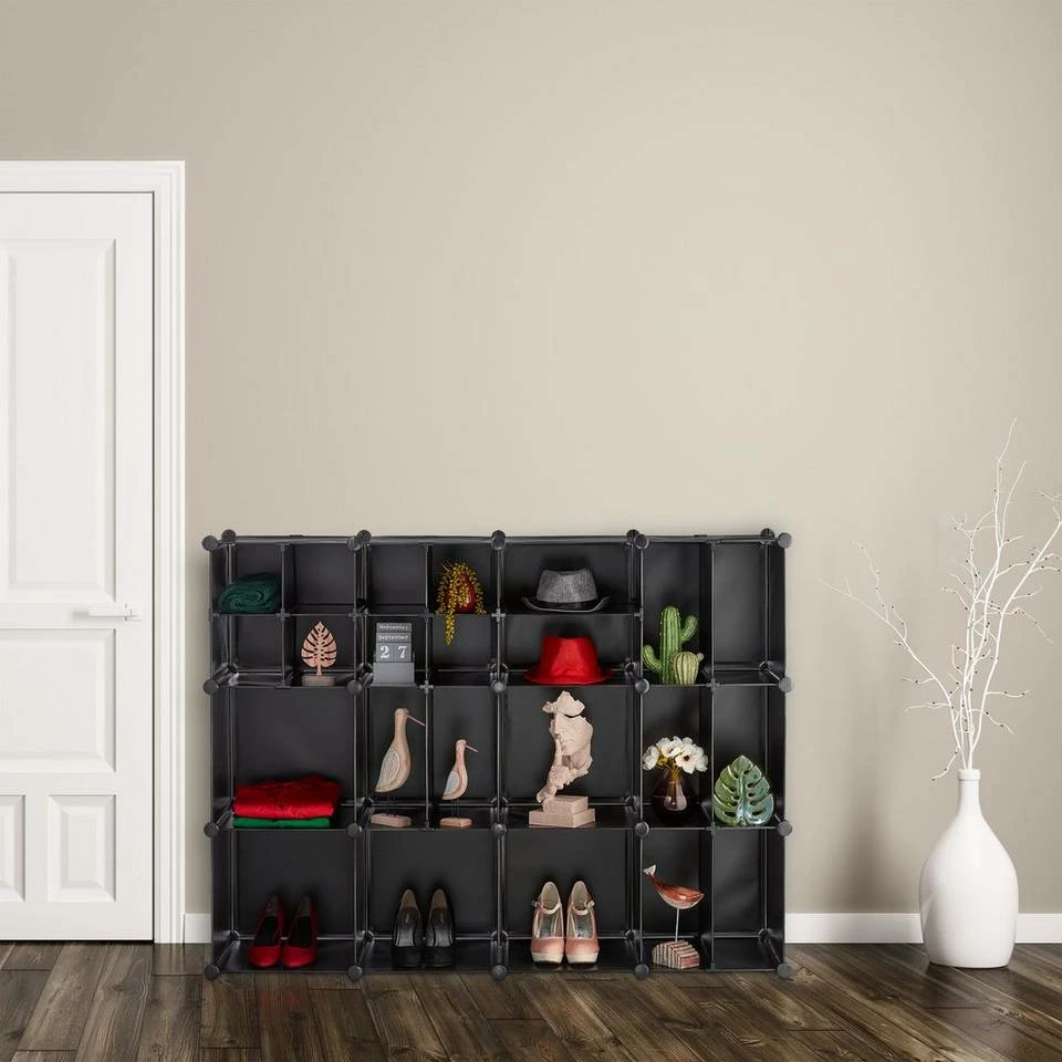 relaxdays Steckregal »Verbindungsstücke für Steckregalsysteme«, Schwarz Weiß 6 relaxdays Steckregal »Verbindungsstücke für Steckregalsysteme«, Schwarz Weiß – Bild 6