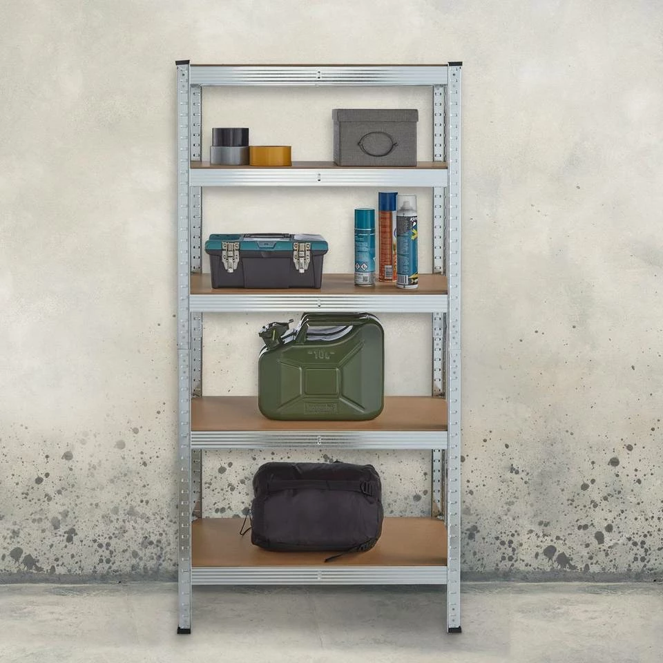 relaxdays Schwerlastregal »Verzinktes Schwerlastregal mit 5 Böden« 5 relaxdays Schwerlastregal »Verzinktes Schwerlastregal mit 5 Böden« – Bild 5