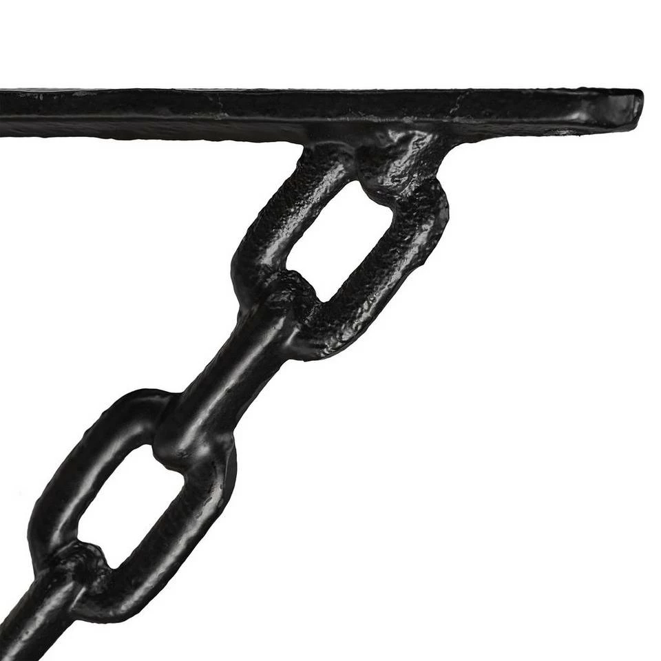 relaxdays Wandregalhalter »8 x Regalwinkel Gusseisen Kette schwarz« 8 relaxdays Wandregalhalter »8 x Regalwinkel Gusseisen Kette schwarz« – Bild 8