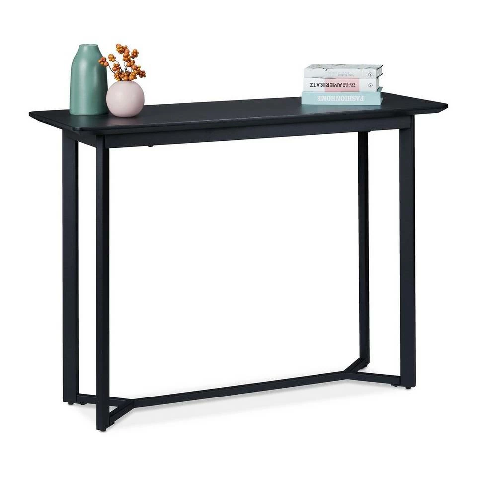 relaxdays Konsolentisch »Konsolentisch schwarz« 1 relaxdays Konsolentisch »Konsolentisch schwarz«