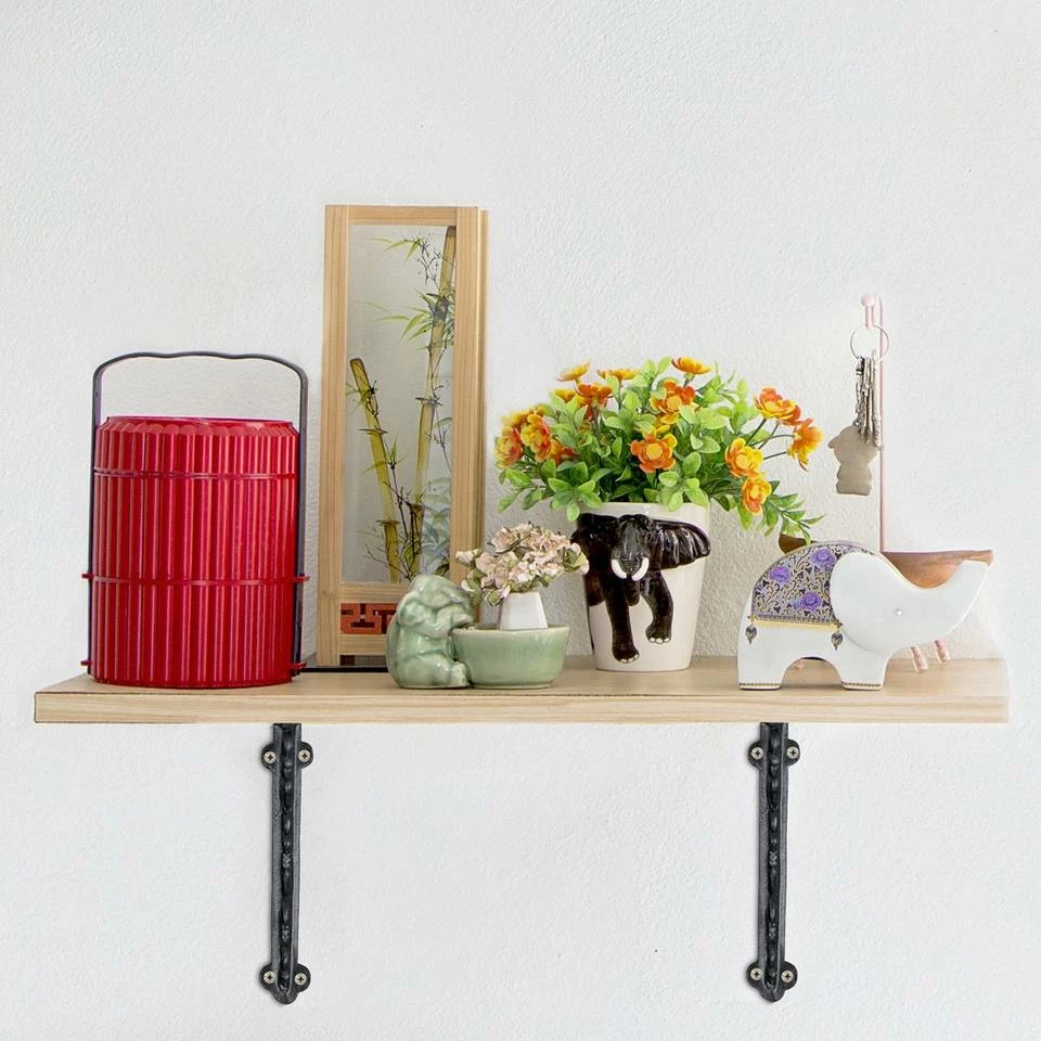 relaxdays Wandregalhalter »8 x Regalwinkel antik weiß« 5 relaxdays Wandregalhalter »8 x Regalwinkel antik weiß« – Bild 5