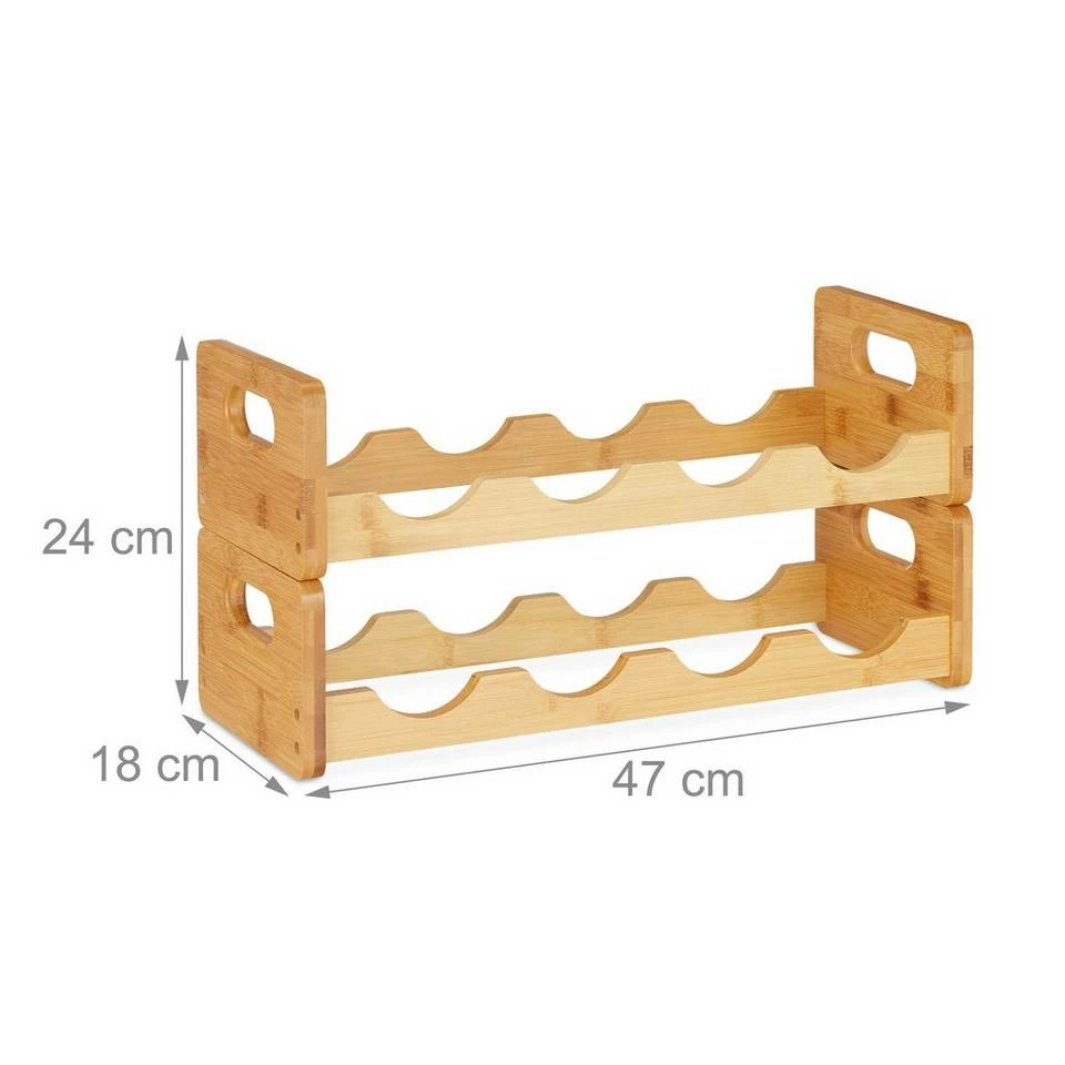 relaxdays Weinregal »Weinregal für 8 Flaschen« 4 relaxdays Weinregal »Weinregal für 8 Flaschen« – Bild 4