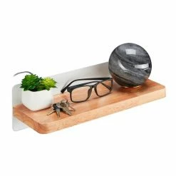 relaxdays Wandregal »Wandregal beleuchtet«