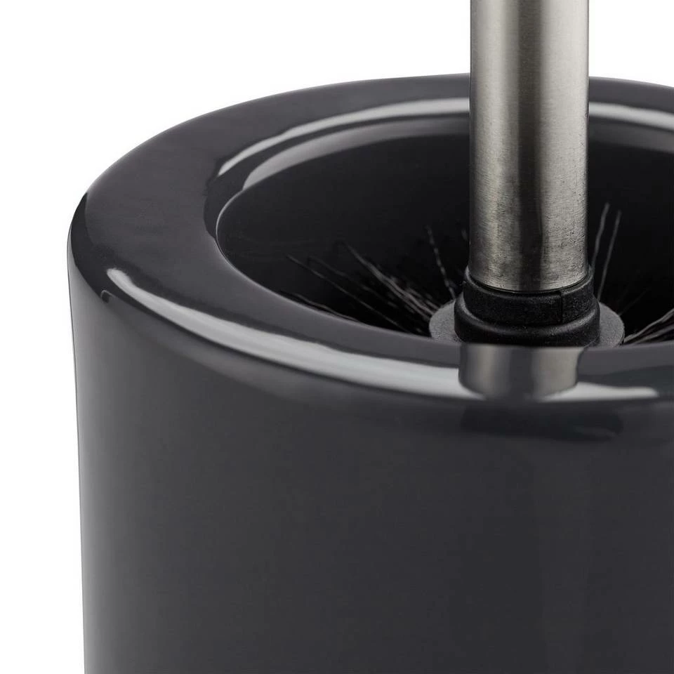 relaxdays Badezimmer-Set »WC Garnitur Keramik«, Grau Schwarz Silber, Anthrazit Silber Schwarz, Weiß Silber 7 relaxdays Badezimmer-Set »WC Garnitur Keramik«, Grau Schwarz Silber, Anthrazit Silber Schwarz, Weiß Silber – Bild 7