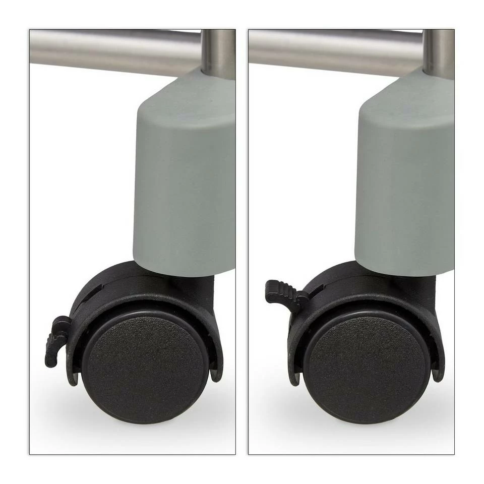 relaxdays Kleiderständer »Kleiderständer ausziehbar auf Rollen« 8 relaxdays Kleiderständer »Kleiderständer ausziehbar auf Rollen« – Bild 8