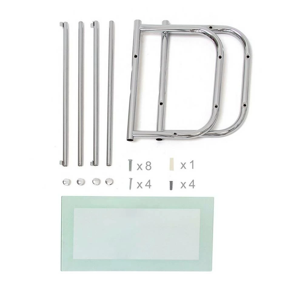 relaxdays Wandregal »Wandregal Edelstahl mit Handtuchhalter« 5 relaxdays Wandregal »Wandregal Edelstahl mit Handtuchhalter« – Bild 5