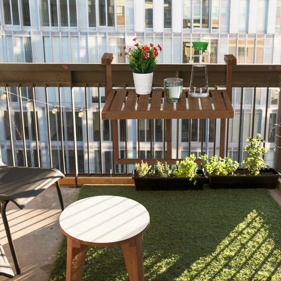 relaxdays Balkonhängetisch »Balkontisch klappbar Holz« 2 relaxdays Balkonhängetisch »Balkontisch klappbar Holz« – Bild 2