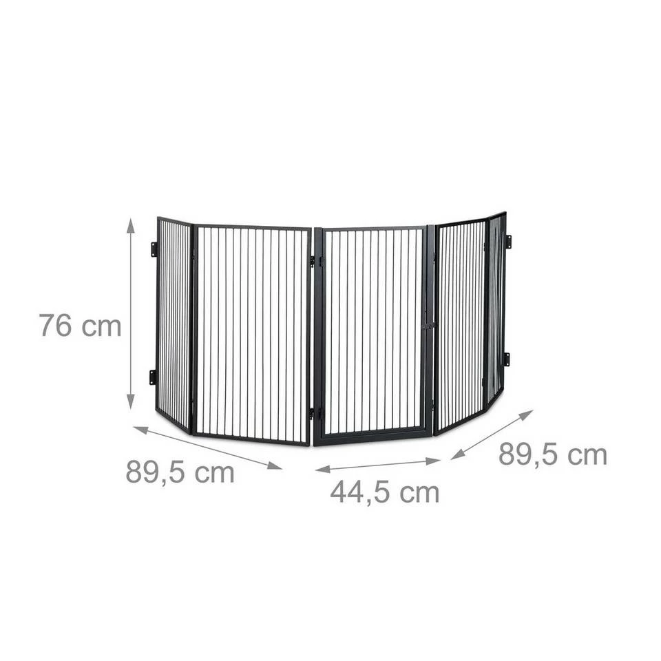 relaxdays Ofenschutzgitter »Kaminschutzgitter Metall« 4 relaxdays Ofenschutzgitter »Kaminschutzgitter Metall« – Bild 4