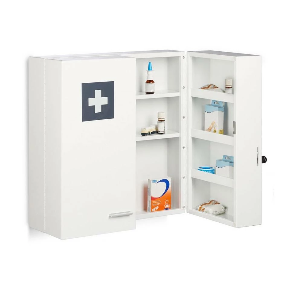 relaxdays Medizinschrank »Medizinschrank abschließbar« 1 relaxdays Medizinschrank »Medizinschrank abschließbar«