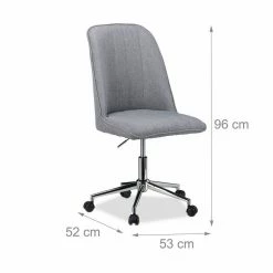 relaxdays Drehstuhl »Höhenverstellbarer Drehstuhl in Grau« 8 relaxdays Drehstuhl »Höhenverstellbarer Drehstuhl in Grau« -Deutschland Möbel Verkäufe 2024 eae5a875 65b3 5b1e 8876 7106d1f6a3a1