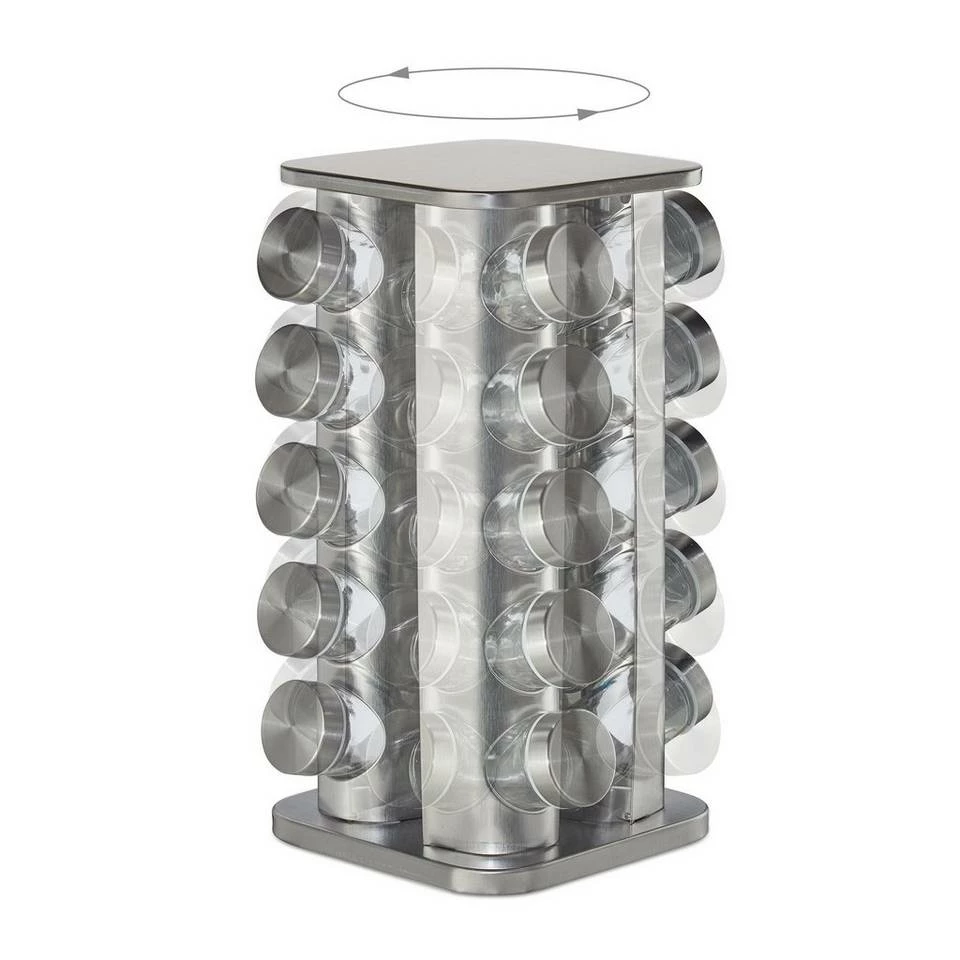 relaxdays Gewürzkarussell »Gewürzkarussell mit 20 Gläsern« 6 relaxdays Gewürzkarussell »Gewürzkarussell mit 20 Gläsern« – Bild 6