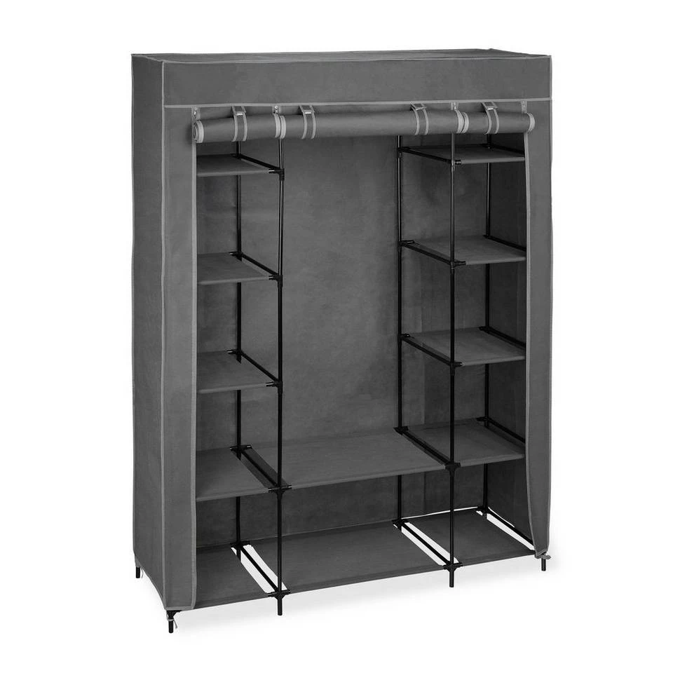 relaxdays Stoffschrank »XXL Stoffschrank« Anthrazit 11 relaxdays Stoffschrank »XXL Stoffschrank« Anthrazit – Bild 11