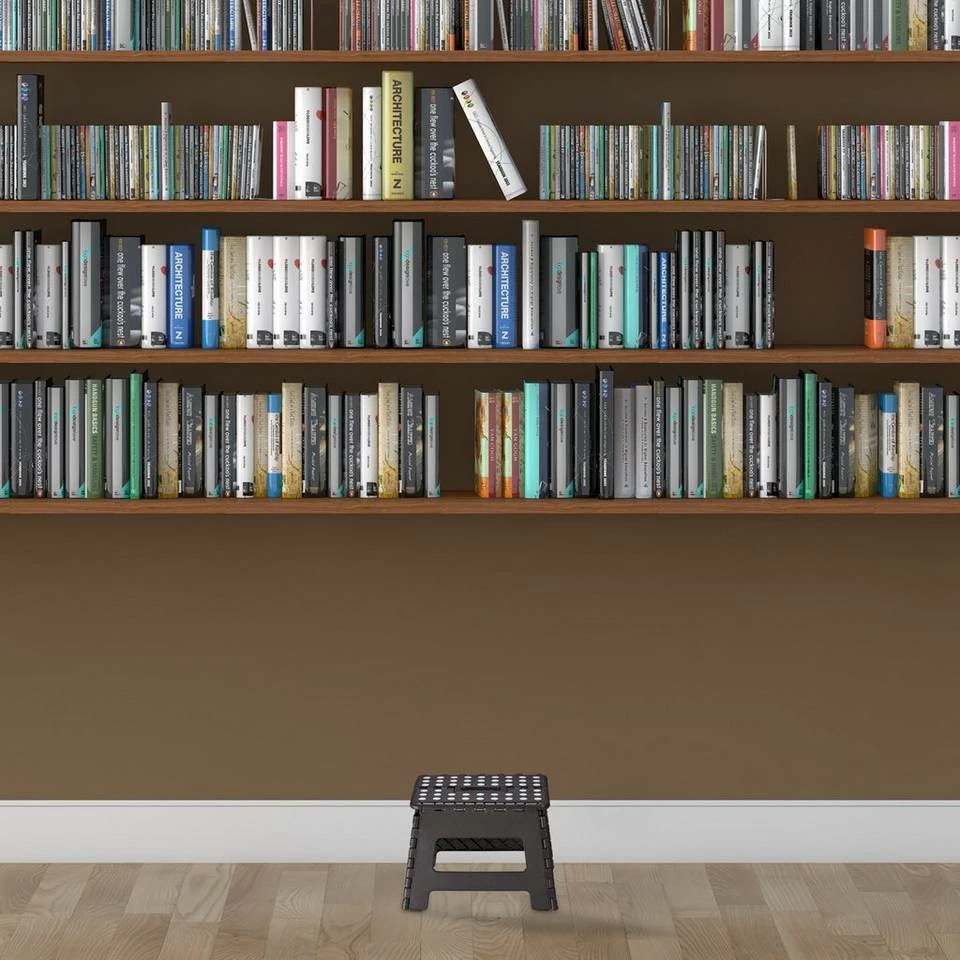 relaxdays Tritthocker »2 x Klapphocker faltbar M dunkelgrau« 2 relaxdays Tritthocker »2 x Klapphocker faltbar M dunkelgrau« – Bild 2