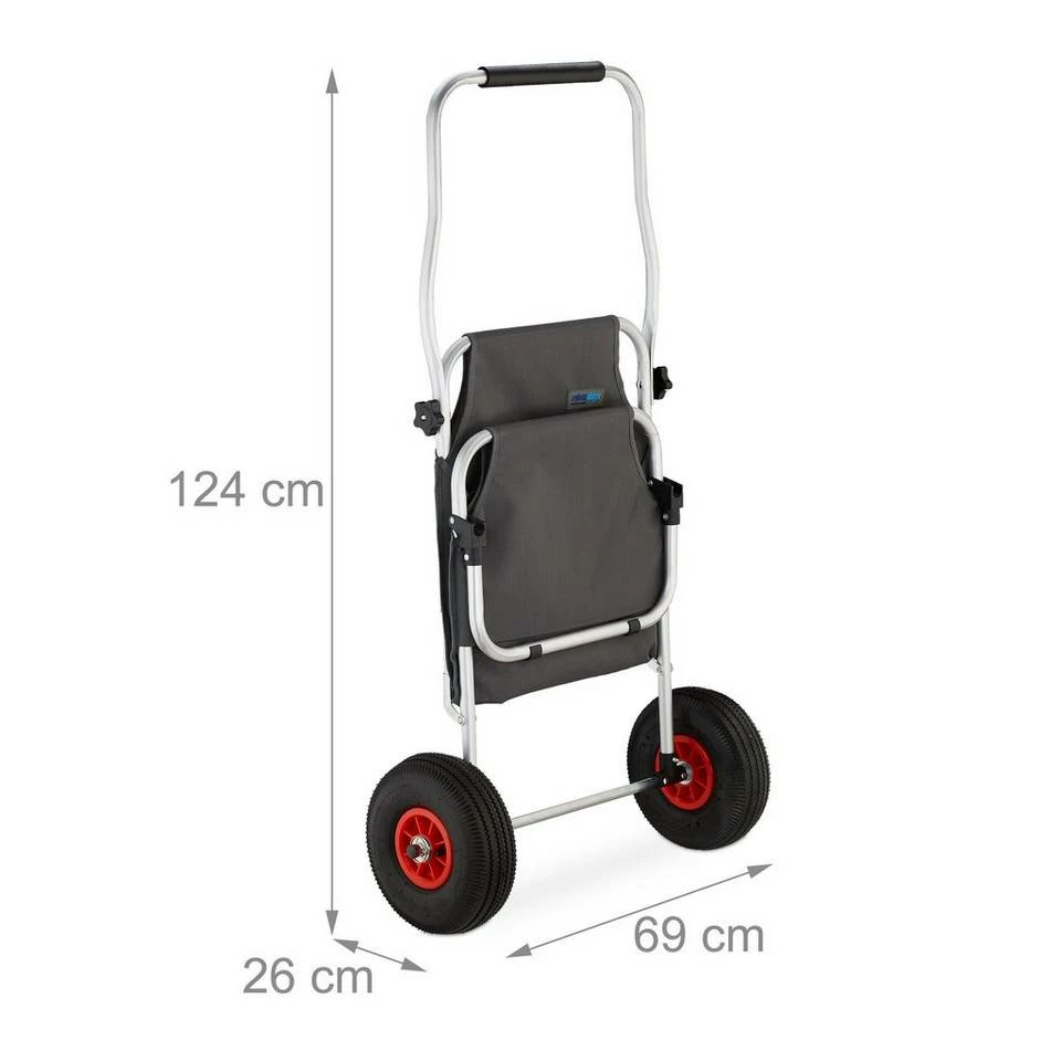 relaxdays Campingstuhl »Strandwagen klappbar« 5 relaxdays Campingstuhl »Strandwagen klappbar« – Bild 5