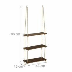 relaxdays Hängeregal »Hängeregal Holz & Seil 3 Ablagen« 12 relaxdays Hängeregal »Hängeregal Holz & Seil 3 Ablagen« -Deutschland Möbel Verkäufe 2024 ecfad003 5de4 5c7c a044 4aef67c39147