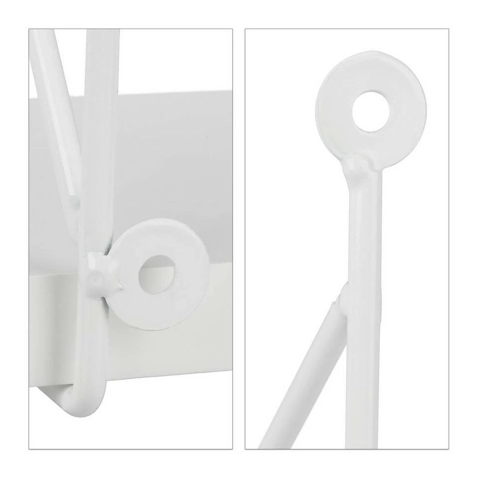 relaxdays Wandregal »2 x Hängeregal für die Wand weiß« 4 relaxdays Wandregal »2 x Hängeregal für die Wand weiß« – Bild 4