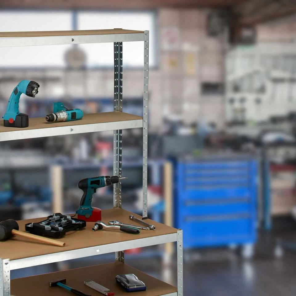relaxdays Schwerlastregal »2 x Schwerlastregal mit Werkbank« 6 relaxdays Schwerlastregal »2 x Schwerlastregal mit Werkbank« – Bild 6
