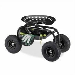 relaxdays Rollsitz »Rollsitz für den Garten«