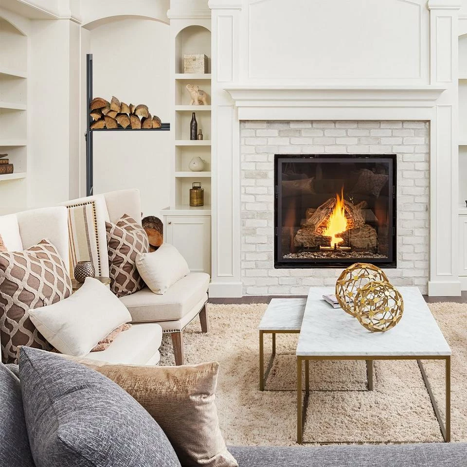 relaxdays Kaminholzregal »Kaminholzregal mit 2 Ablagen«, BxTxH:30x40x100 cm, 100 x 40 x 30 cm 5 relaxdays Kaminholzregal »Kaminholzregal mit 2 Ablagen«, BxTxH:30x40x100 cm, 100 x 40 x 30 cm – Bild 5