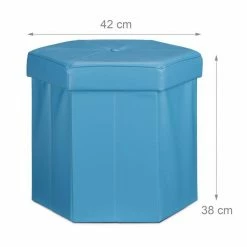 relaxdays Sitzhocker »Faltbarer Sitzhocker sechseckig«, Blau Weiß, Grün, Schwarz, Dunkelbraun -Deutschland Möbel Verkäufe 2024 efa266ea 2707 5af7 bc02 7e3c7c63c5aa