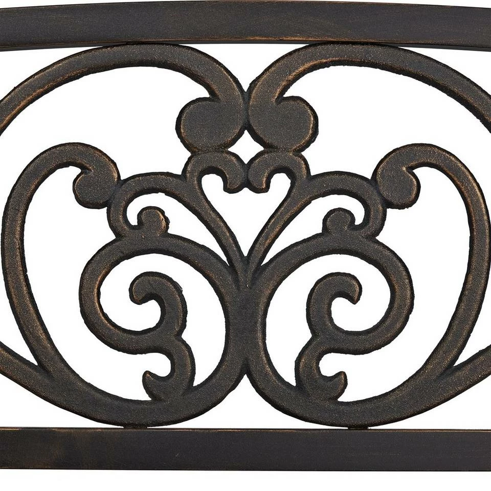 relaxdays Bank »Outdoor Hängebank aus Metall«, Schwarz-Bronze 6 relaxdays Bank »Outdoor Hängebank aus Metall«, Schwarz-Bronze – Bild 6