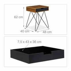 relaxdays Beistelltisch »Beistelltisch mit Schublade« 12 relaxdays Beistelltisch »Beistelltisch mit Schublade« -Deutschland Möbel Verkäufe 2024 f11677d9 b6b6 54e5 aa7a 6d6ced1689a7