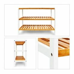 relaxdays Schuhregal »Schuhregal Bambus 3 Ablagen braun-weiß« -Deutschland Möbel Verkäufe 2024 f199c8a0 77e8 5f45 9231 9bdded81ad0c