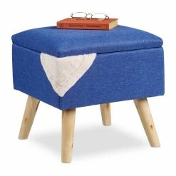 relaxdays Stauraumhocker »Hocker mit Stauraum«, Schwarz Blau Hellbraun, Braun Hellbraun, Grau, Grau Hellbraun -Deutschland Möbel Verkäufe 2024 f209f63a ea61 5db2 84a8 5b31b0560641