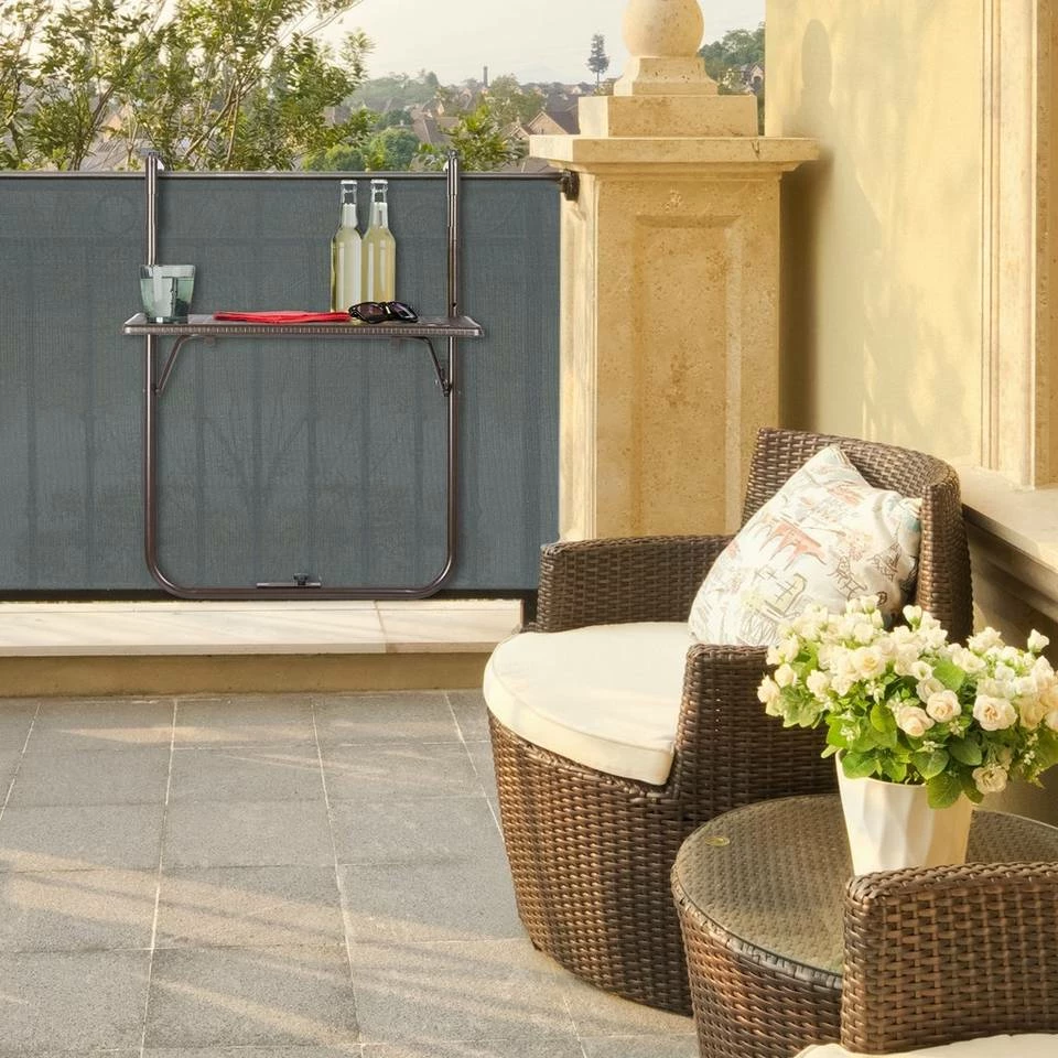 relaxdays Balkonhängetisch »Balkonhängetisch klappbar in Braun« 2 relaxdays Balkonhängetisch »Balkonhängetisch klappbar in Braun« – Bild 2