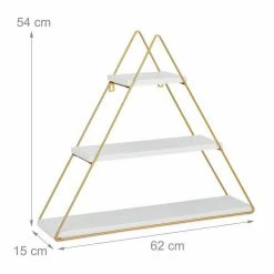 relaxdays Wandregal »Hängeregal Pyramide 3 Ablagen« -Deutschland Möbel Verkäufe 2024 f3b0b7a9 858f 508f bc9c 5e8131c34687