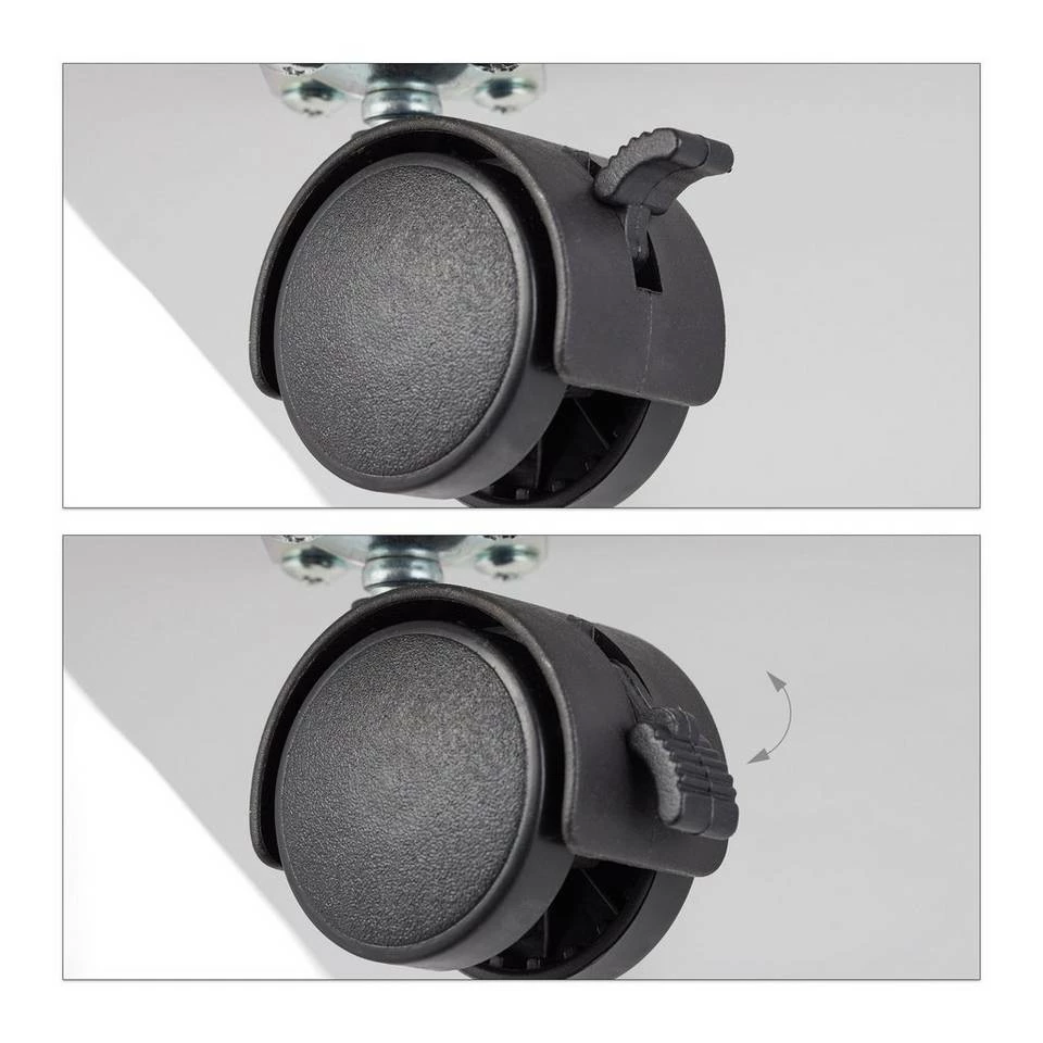 relaxdays TV-Board »TV Board mit 4 Fächern rollbar« 6 relaxdays TV-Board »TV Board mit 4 Fächern rollbar« – Bild 6