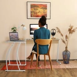 relaxdays Eckschreibtisch »Eckschreibtisch in Eichenholz-Optik« -Deutschland Möbel Verkäufe 2024 f4362b22 4bd2 5a54 ab4b 2be8f288a85c